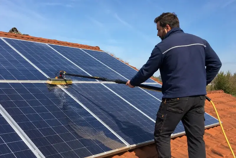 Nettoyage et entretien de panneaux solaires à Villelongue-d'Aude